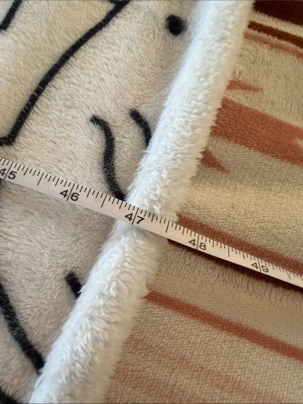🐈‍⬛ Cute White Plush Cat Throw Blanket with Black Outline 🐈‍⬛ Cats